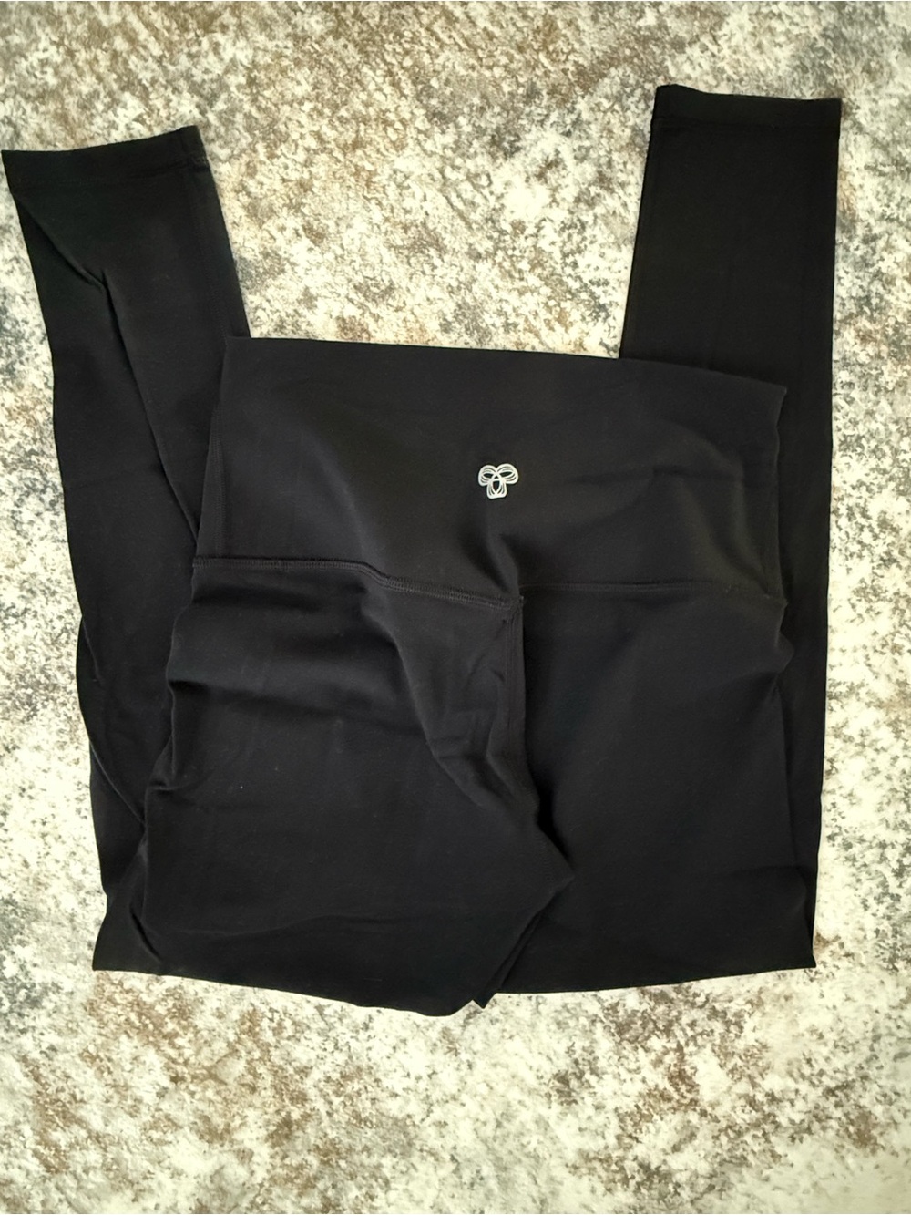 Aritzia - TNA High-Waist Black Women's Leggings with Subtle Logo